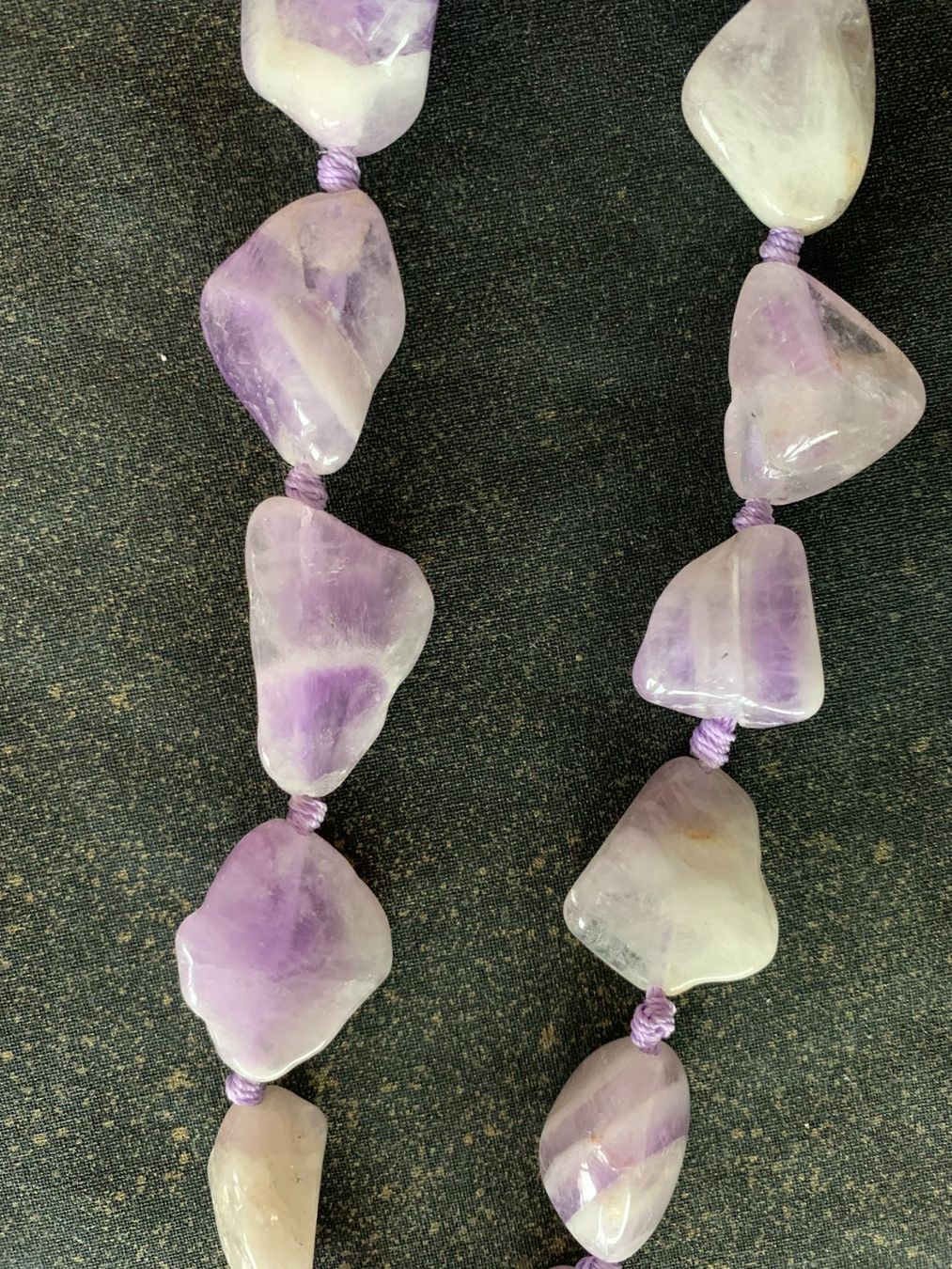 Catenine: Halskette  Amethyst, geknüpft – Usato da schmerikon venduto da nicole091 6