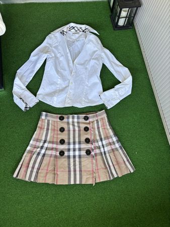 BURBERRY Bluse mit Rock Gr.S
