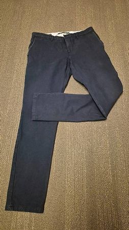Alberto Chino Hose - Navy - Slim Fit - fast neu - W30 / L32