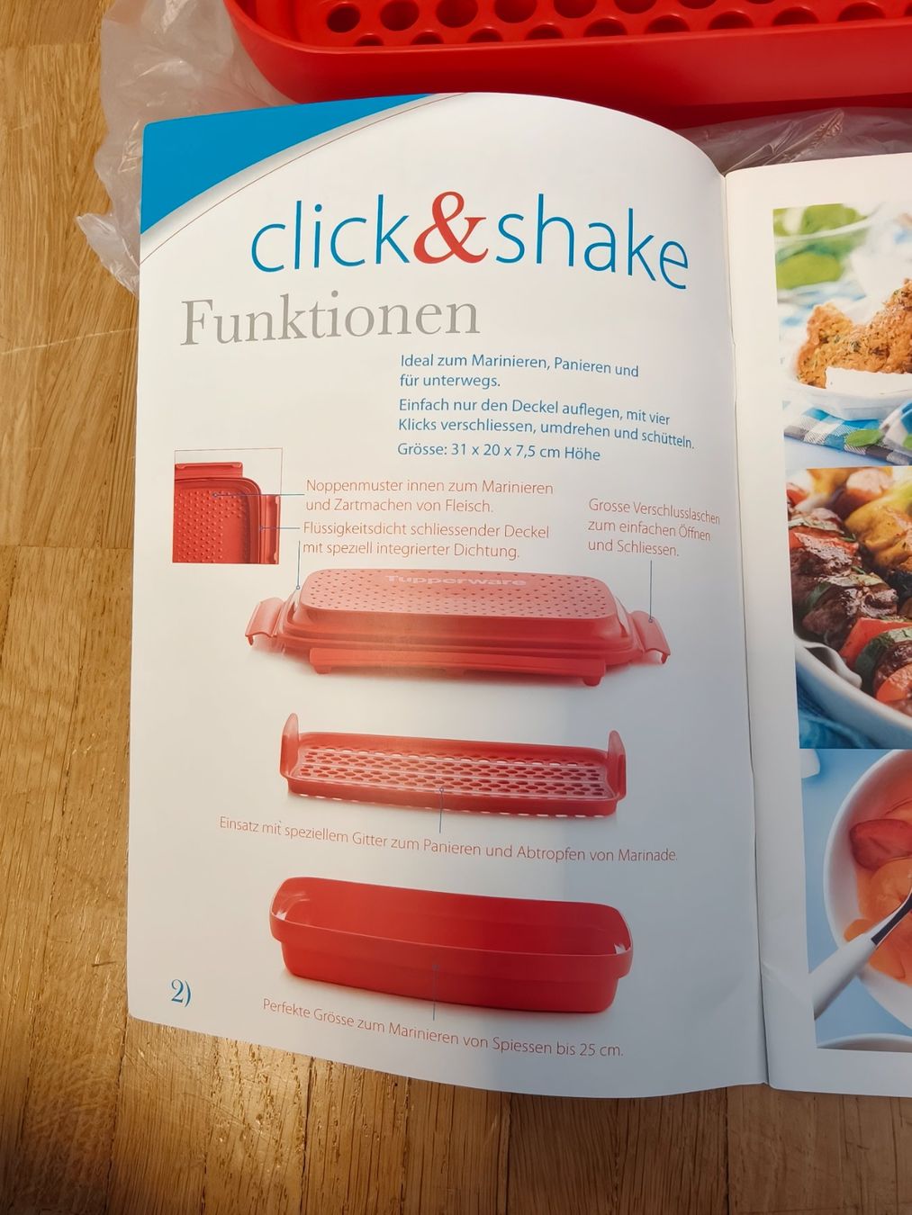 Tupperware Contenitori & Simili: Tupperware Click & Shake – Nuovo (secondo la descrizione) da Luzern venduto da schuhparadies159 2