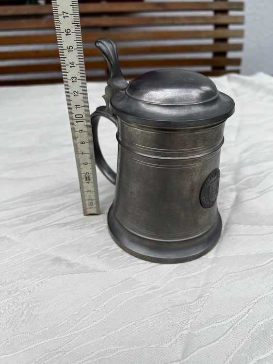 Zinn Bierkrug Mit Deckel