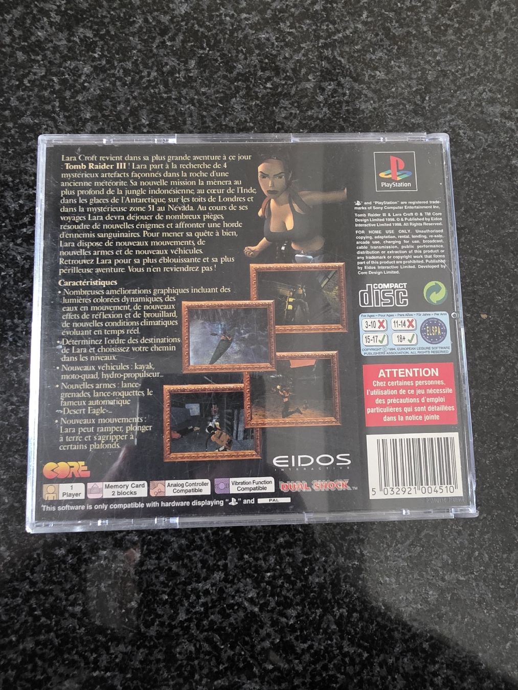Giochi: Tomb Raider 3 PS1 – Usato da Chavornay venduto da Crash37 1