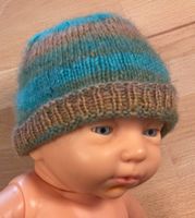 Babymütze 💚👶🤎 - handgestrickt - ••NEU•• - ab Geburt