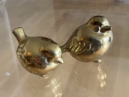 2 Messing Spatzen, Briefbeschwerer