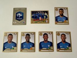 Panini RUSSIA 2018 Gold EDITION 7 images avec  MBAPPE