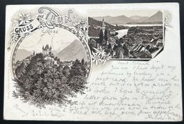Gruss aus Thun Litho 