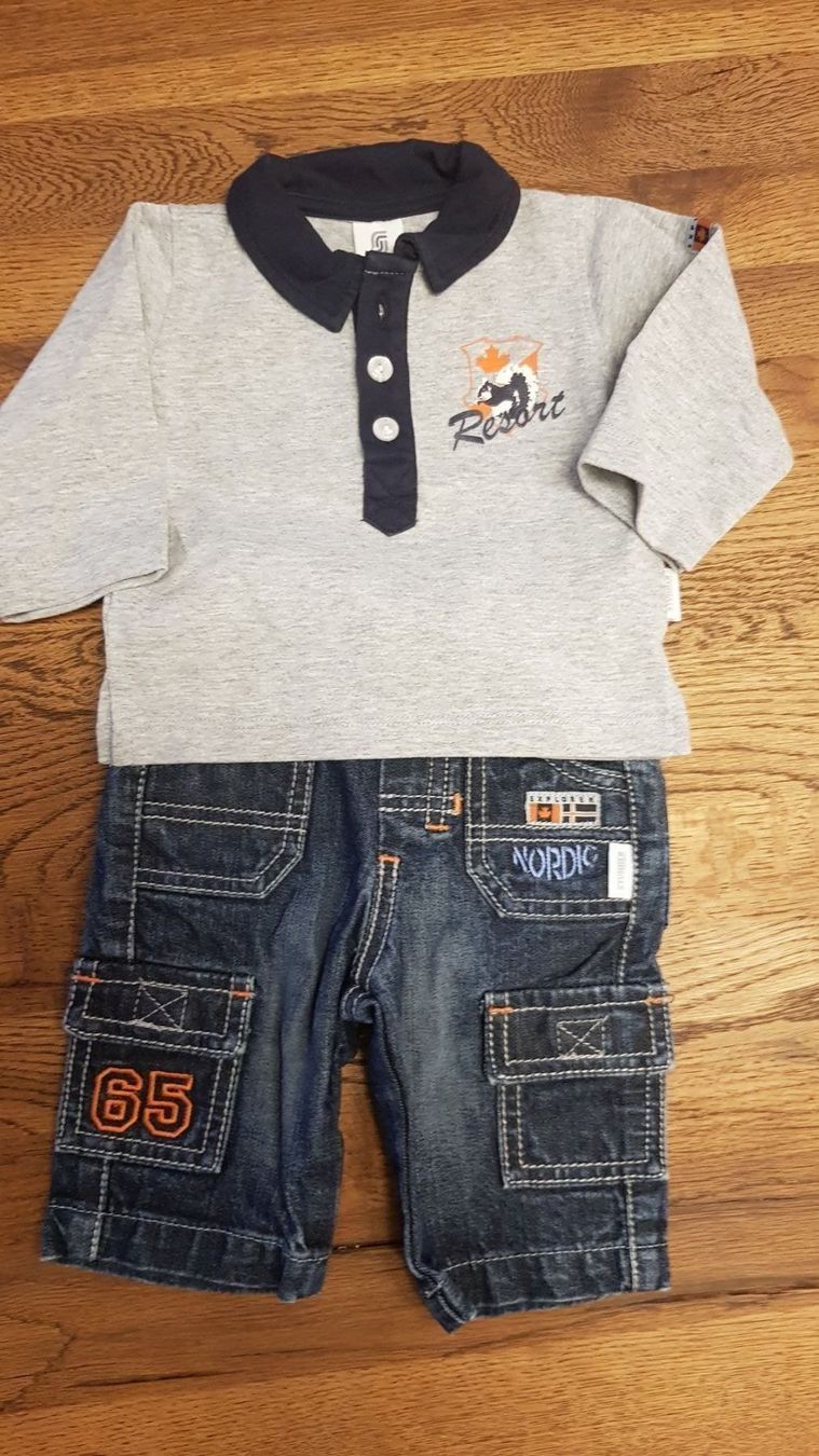 Lotti & Set di vestiti: Kleiderset Jungs Gr. 62 – Usato da St. Pantaleon venduto da whity75