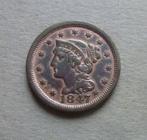 USA ++ 1 Cent 1847, gute Erhaltung
