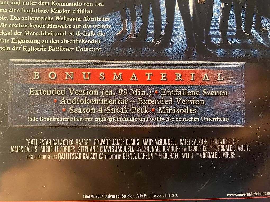 Tutti i DVDs: Battlestar Galactica - Razor (DVD) – Usato da Zürich venduto da mmorales.ade 2