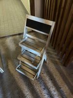Dekorative Holztreppe
