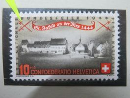 Abart Pro Patria B 23.2.02**  li. ob. Ecke schwarze Punkte