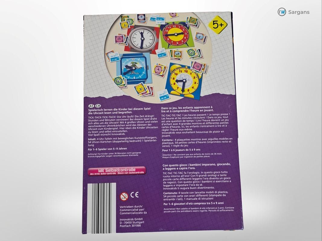 Giochi: INNOVAKIDS Lernspiel "Die Uhr" – Usato da Sargans venduto da Restwert_Sargans 1