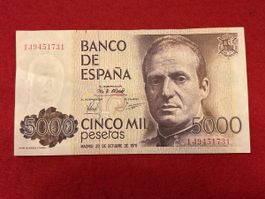 Billet Espagne 🇪🇸 1979