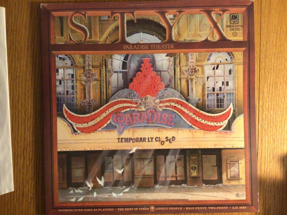 STYX, Paradise Theater, LP, 1981 | Kaufen auf Ricardo