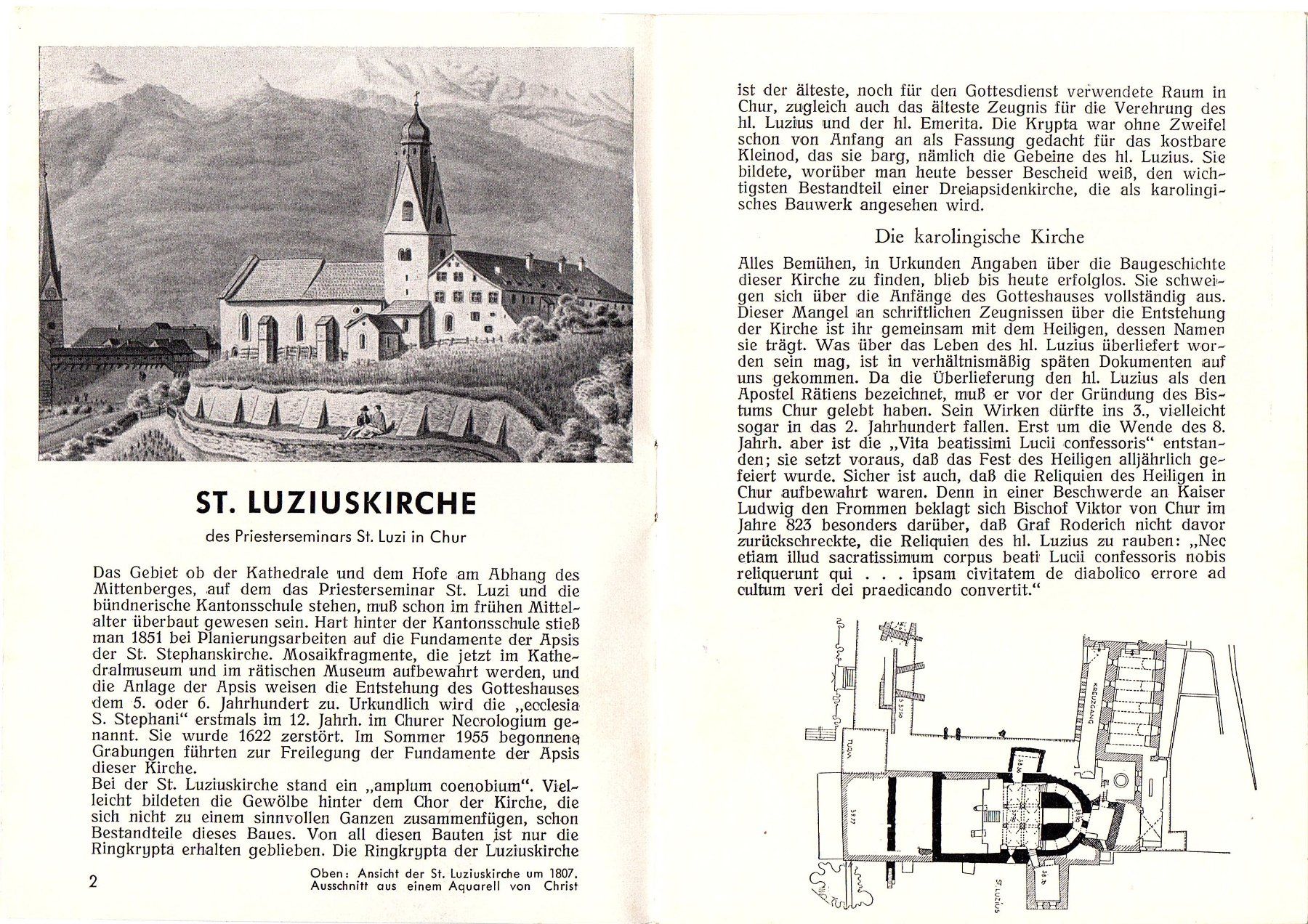 Documenti: Broschüre Chur St. Luzius – Usato da Mörschwil venduto da aik_x8mc 3