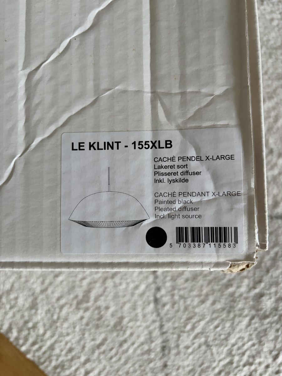 Kronleuchter & Deckenlampen: LE KLINT CACHÉ PENDEL X-LARGE schwarz lackiert neu – Neu (gemäss Beschreibung) aus Dalin von c-drik 3