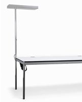 Schreibtisch/Designtisch USM Haller mit Lampe