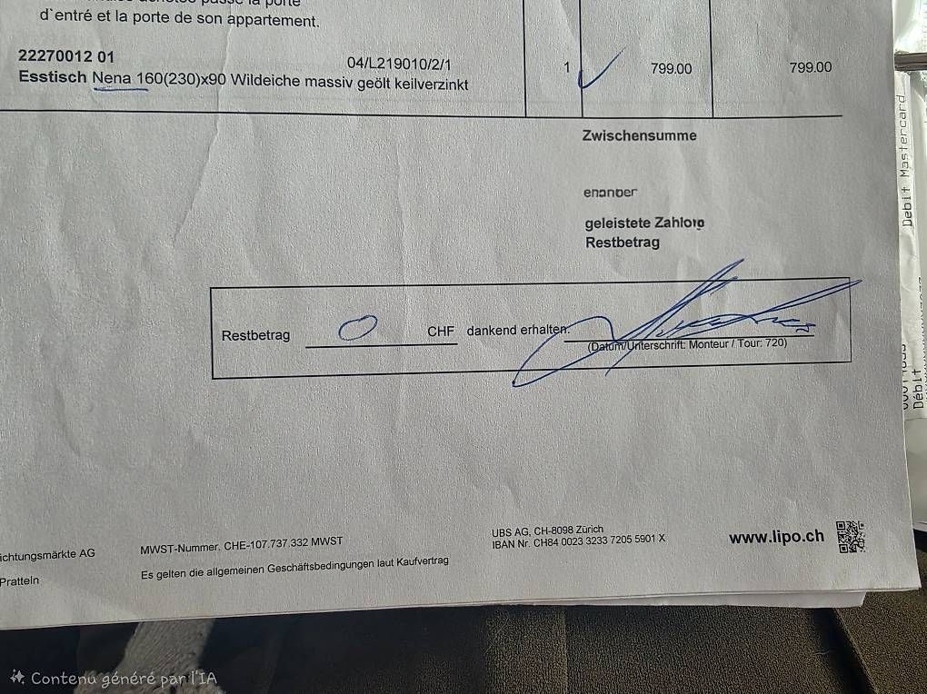 Tavoli: A vendre  – Usato da Fribourg venduto da jos_q7nw 4