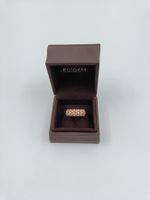 FULL PAVÉ DIAMANT RING IN 750 ROTGOLD