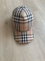 Original Burberry Vintage Check Cap Made in Italy – sehr gut