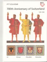 PTT Souvenir-Heftchen 6d postfrisch