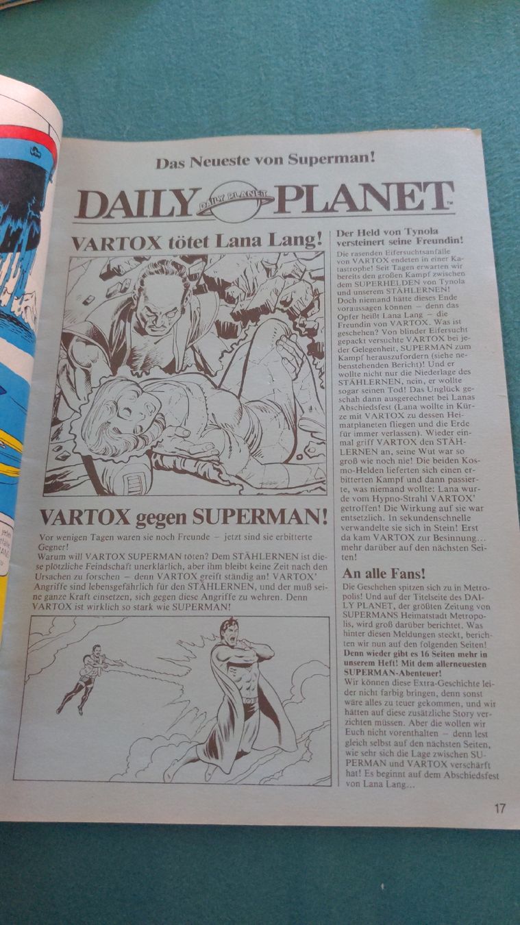 Fumetti: 2x Comic Superman Batman Nr. 3 & 4, 1983 mit Extrateil – Usato da Niederscherli venduto da Mon_Art 4