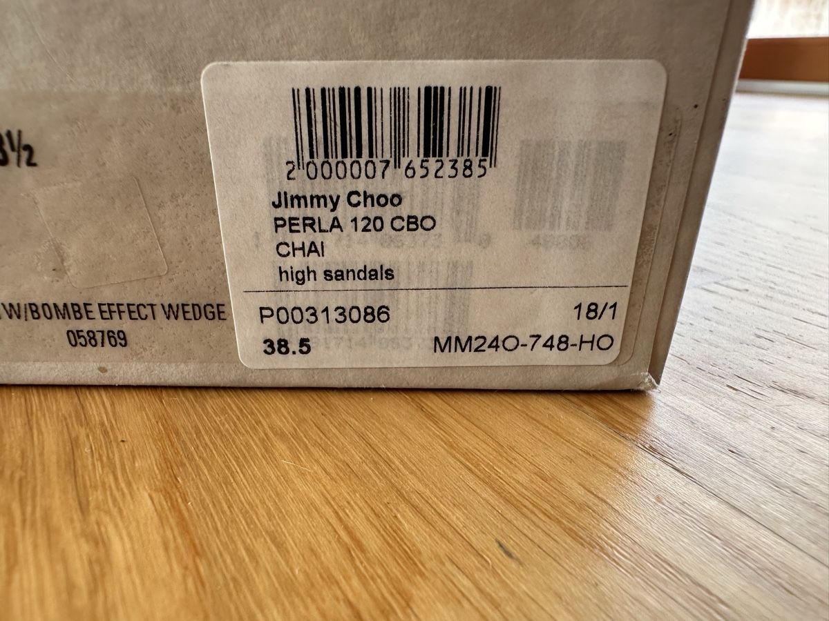 Jimmy Choo Scarpe da donna: Jimmy Choo Wedge 38.5 – Nuovo (secondo la descrizione) da Herrenschwanden venduto da mclaire.morrison 4