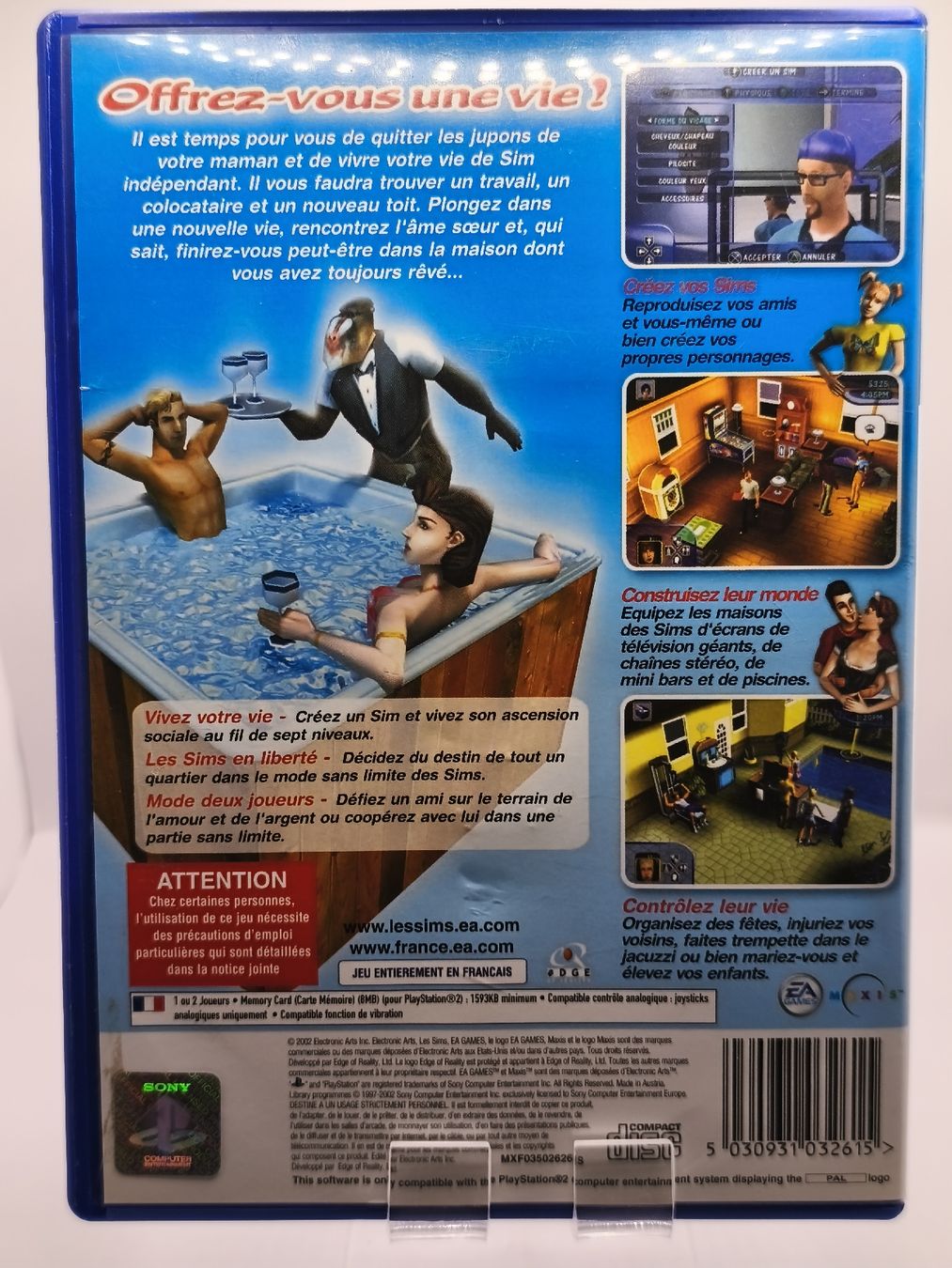 Sony Giochi: Jeu vidéo Les Sims sur PlayStation 2 – Usato da Conthey venduto da Th3gr4yf0x 2
