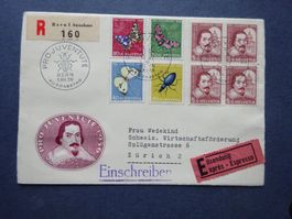 1956 Pro Juventute FDC