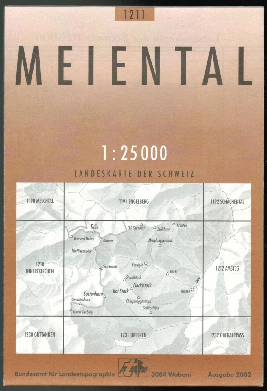 Cartine & Atlanti: Landkarte Meiental 2002 – Usato da Zürich venduto da tol_b7c7