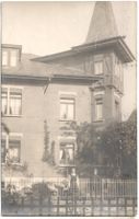 WINTERTHUR: grosses Backsteinhaus, Privat Foto-AK 1919