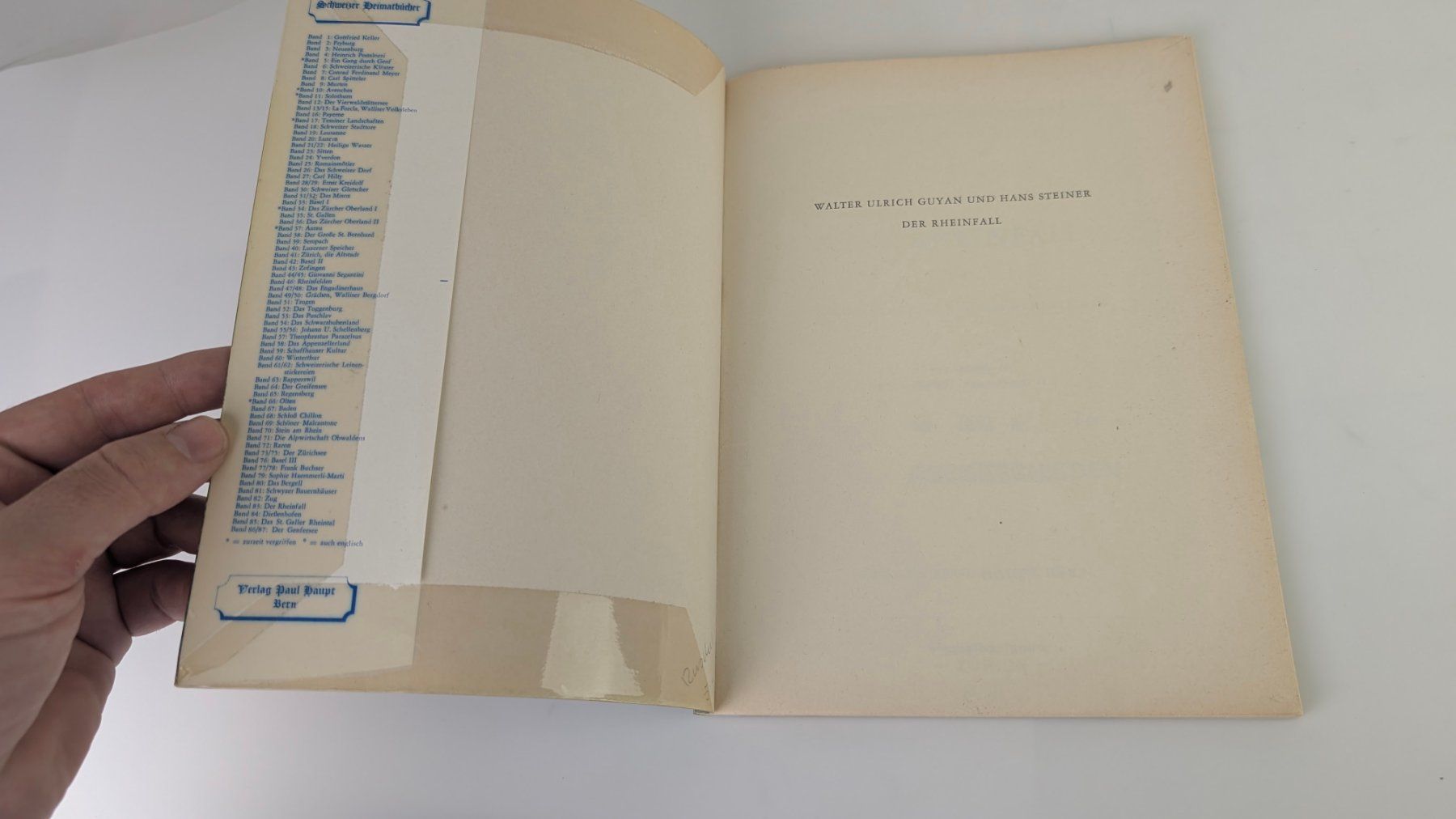 Libri: Schweizer Heimatbücher: Der Rheinfall 1958 – Usato da Zürich venduto da axolottchen 2