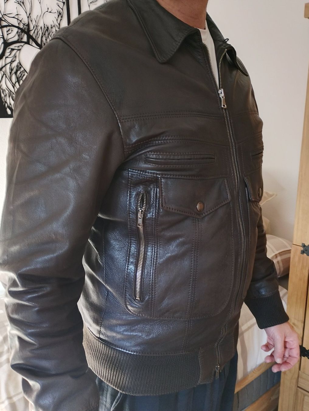 Giacche: lederjacke braun herren – Usato da Massagno venduto da cor_8nxp 1