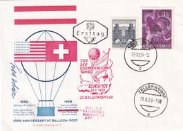 22. Österreichische Kinderdorf-Ballonpost (Fred Dolder) 1959
