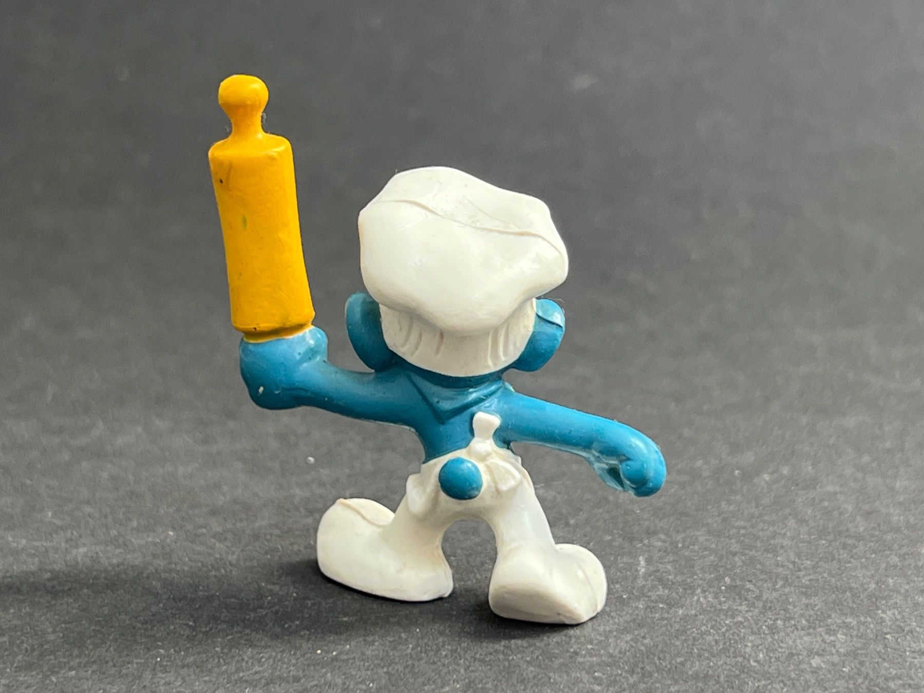 Bullyland Statuette: 20099 BÄCKERMEISTER Schlumpf Bäcker – Usato da Ennetbaden venduto da mapa05 4