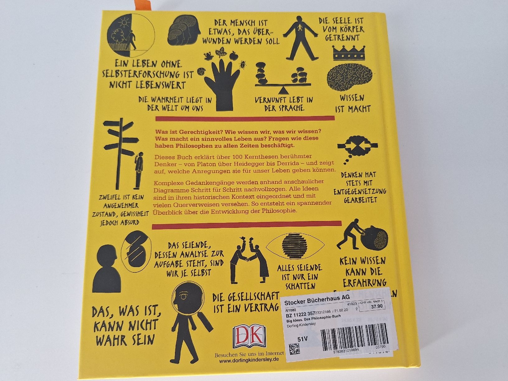 Libri: Das Philosophie-Buch DK gebraucht – Usato da Horw venduto da lee_mml6 1