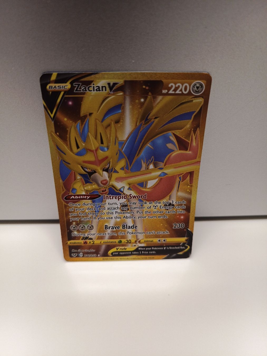 Pokémon Carte collezionabili: Zacian V 211/202 – Usato da Wiedlisbach venduto da Imoservice