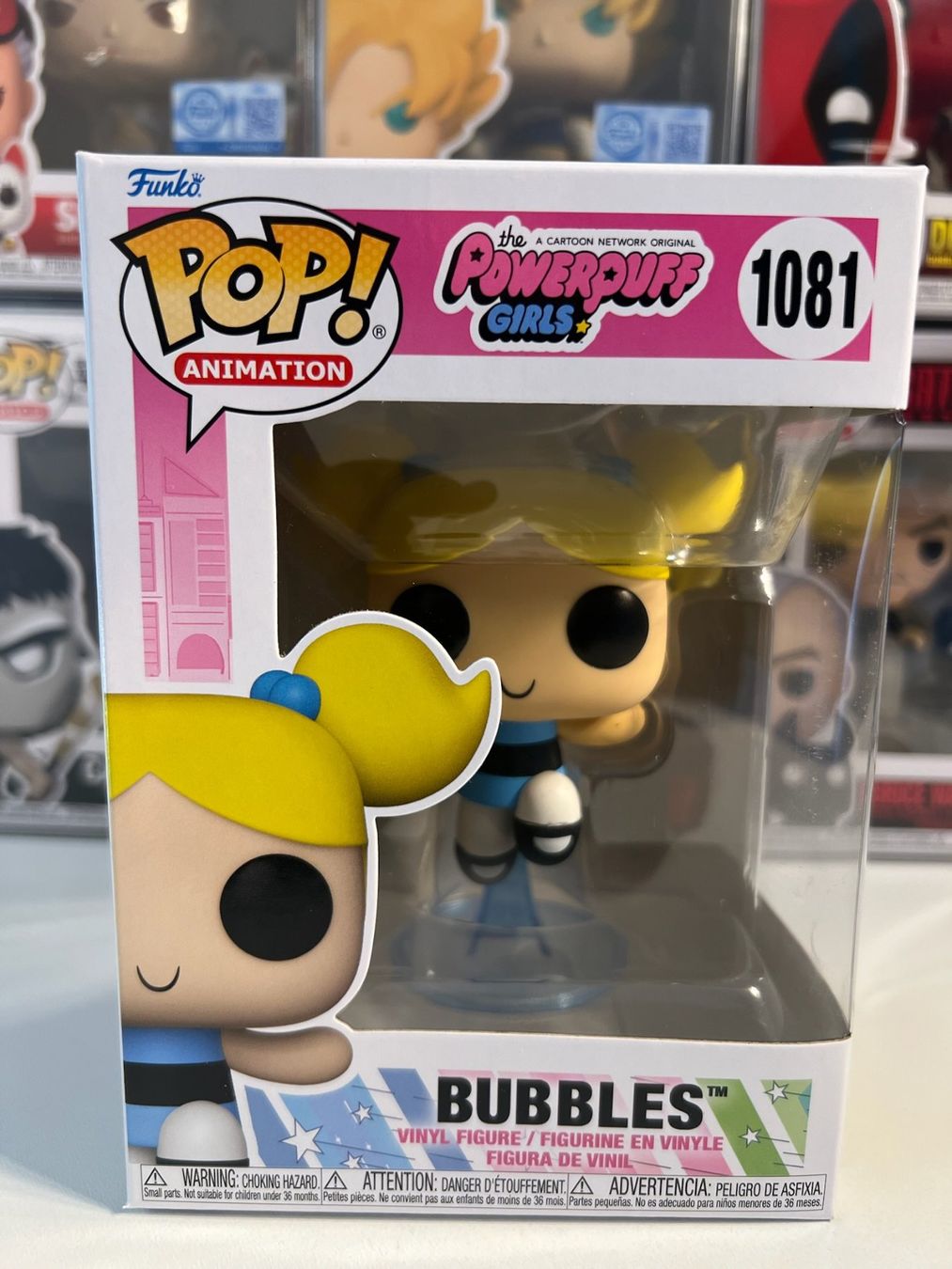 Funko Statuette: Funko POP! Animation Les Super Nanas - Bubbles – Nuovo e nell'imballaggio originale da Le Mouret venduto da perfectbijou