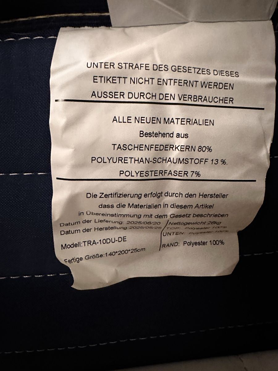 Betten: Bett mit neuer Matratze – Gebraucht aus Wallisellen von Smarre 3