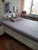 Neues Spannbettlaken, 140x200 cm, lila - Kuschelig weich!