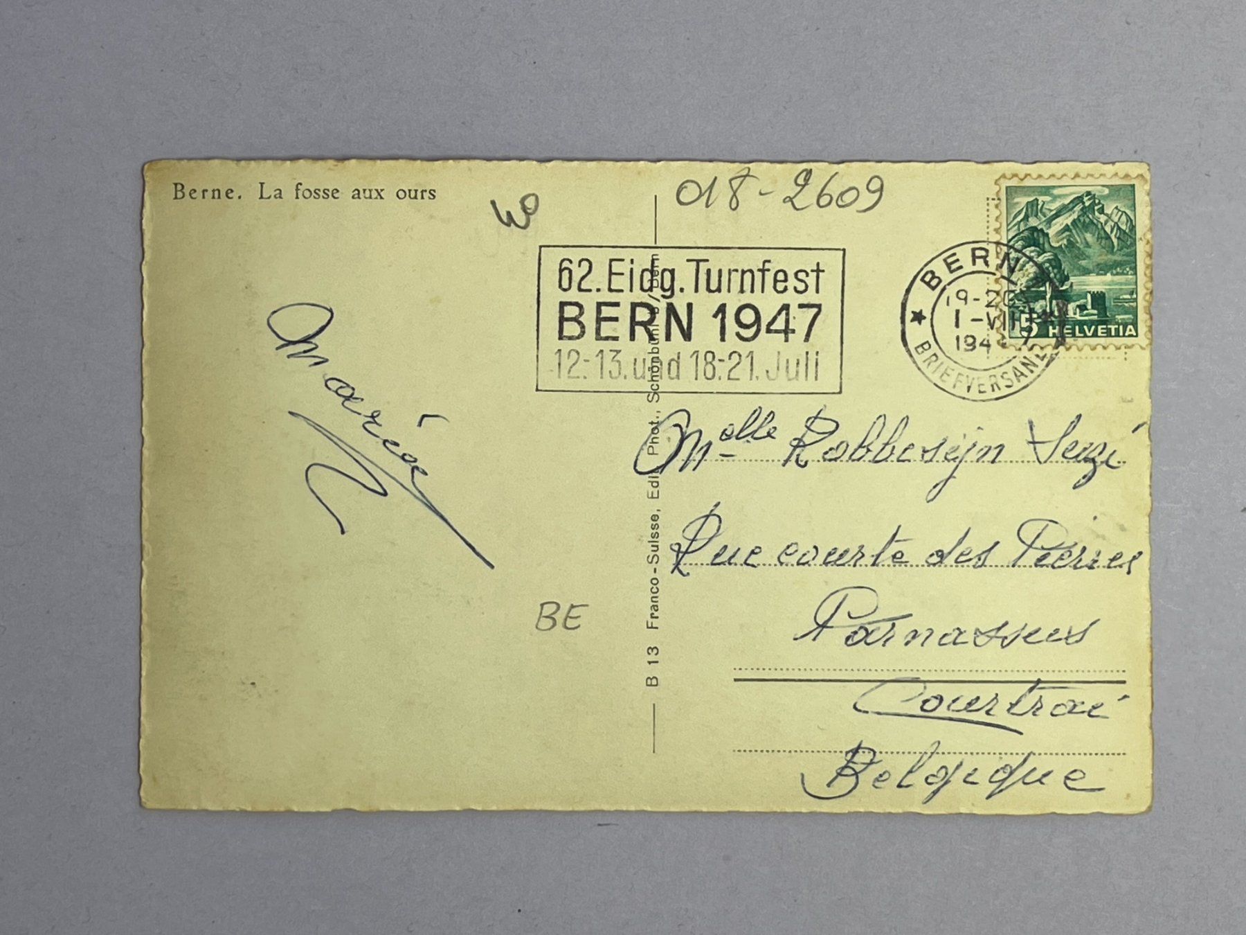 Ansichtskarten: Bern, Bärengraben – Gebraucht aus Steg VS von danwer74 1