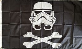 Star Wars Piratenfahne Totenkopf Skull Darth Vader Yoda Solo