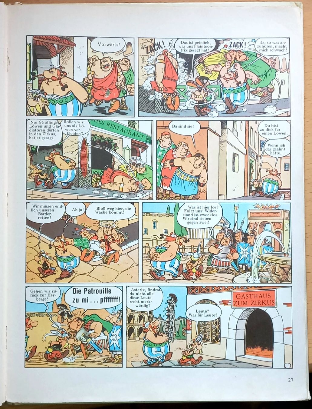 Comics: Comic - Asterix III - als Gladiator - gebunden – Gebraucht aus Niederuzwil von lubimaja 2