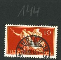 144 (Kat 10.--) schöner Vollstempel für 1.--