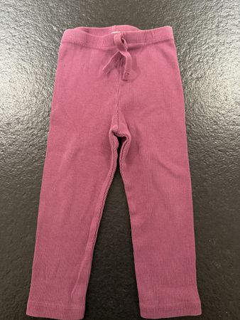 Zara Baby Leggings, Grösse 92 (18-24 Monate), Lila/Himbeere