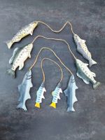4 hübsche Deko-Fische aus Holz 
