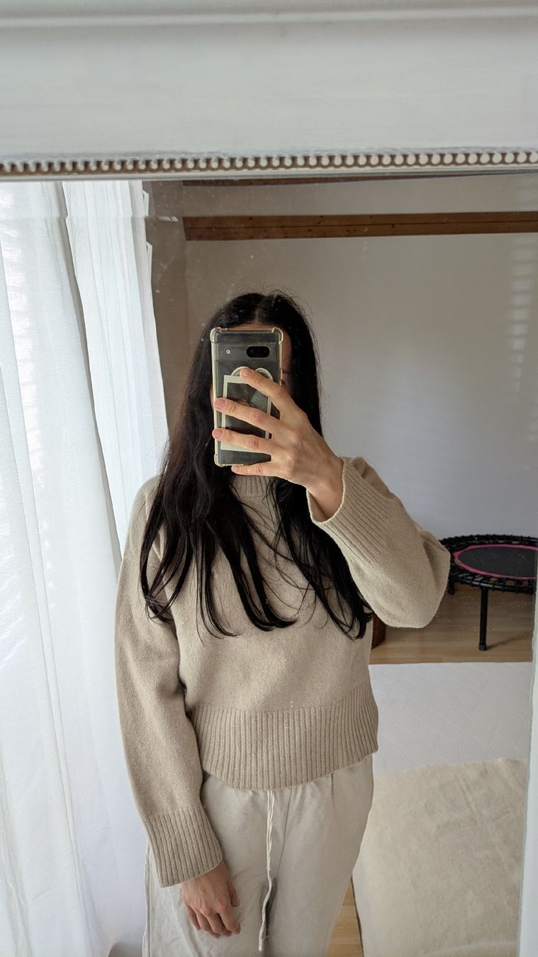 La Redoute Pulls & Sweat-shirts: Kaschmir Wolle Mischung - Pullover Taupe – D'occasion à Trüllikon par NAURELIJ