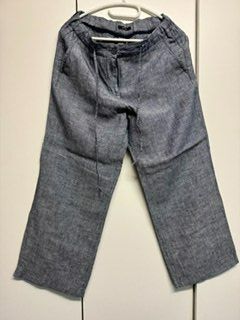 Opus Pantalons: OPUS Leinen Hose blau 38 – D'occasion à Gommiswald par Anika6