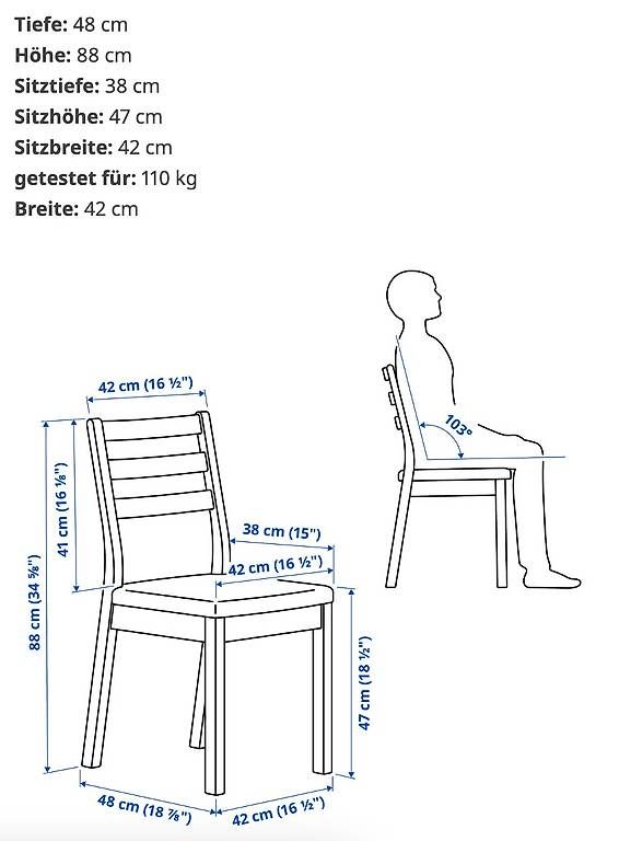 Ikea Sedie: 3 Ikea Stühle Schwarz mit beigen Stuhlbezug – Usato da Zürich venduto da jra_7267 3