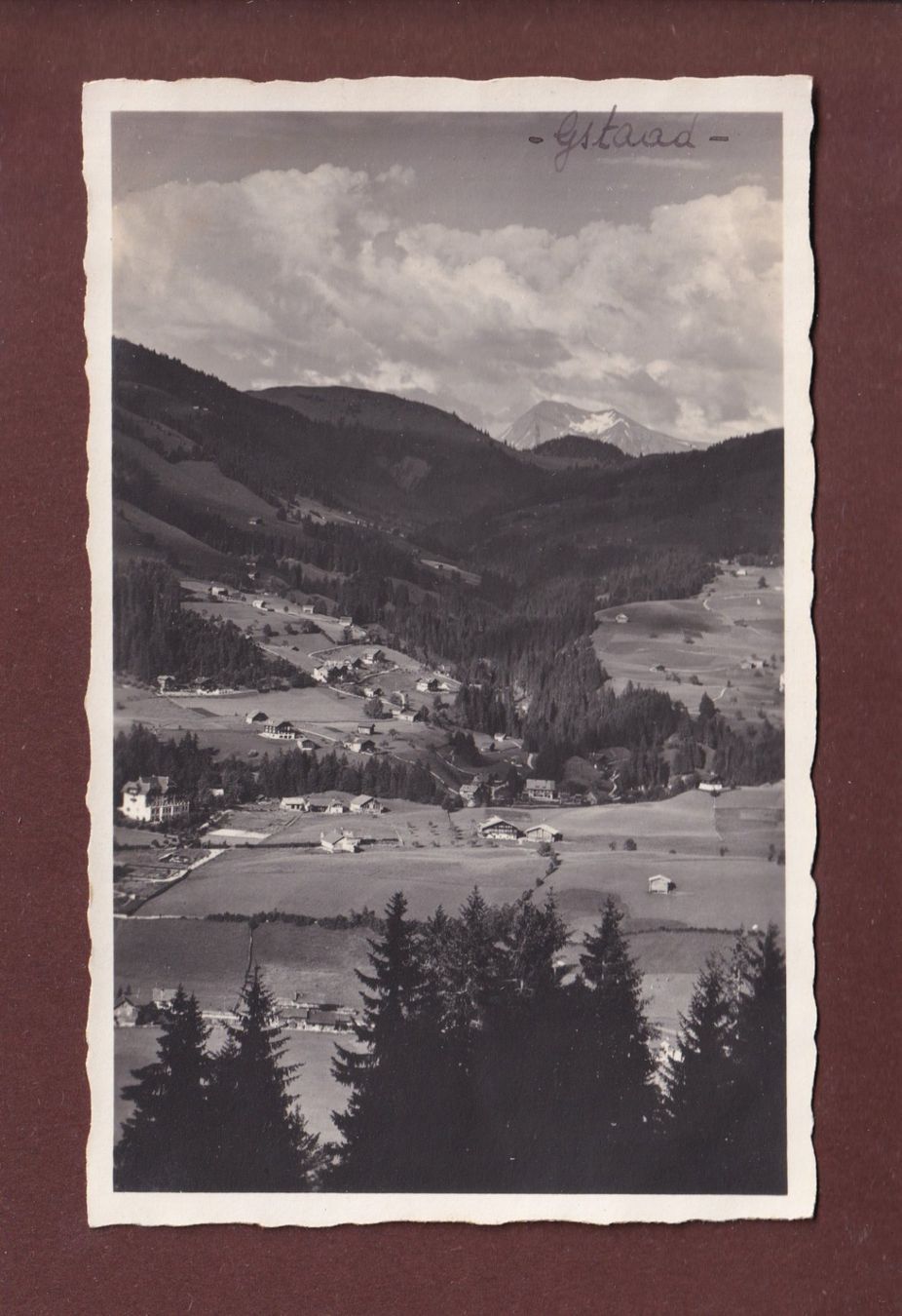 Cartoline postali: Foto - GSTAAD – Usato da Pully venduto da nicecards